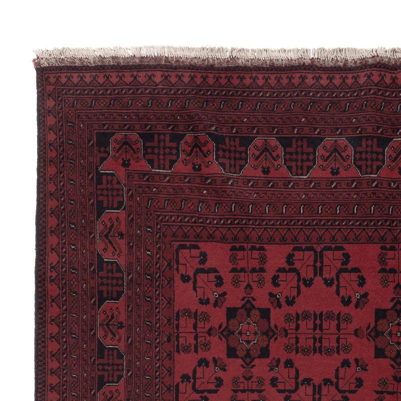 Afghan Teppich - Kunduz - 205 x 292 cm - rot