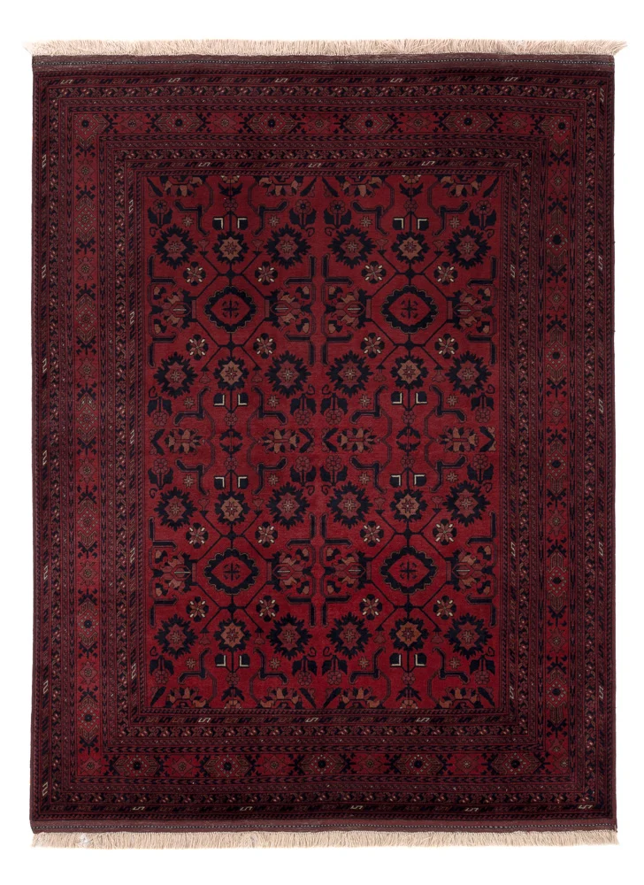 Afghan Teppich 150x196cm - Orientteppich - rot