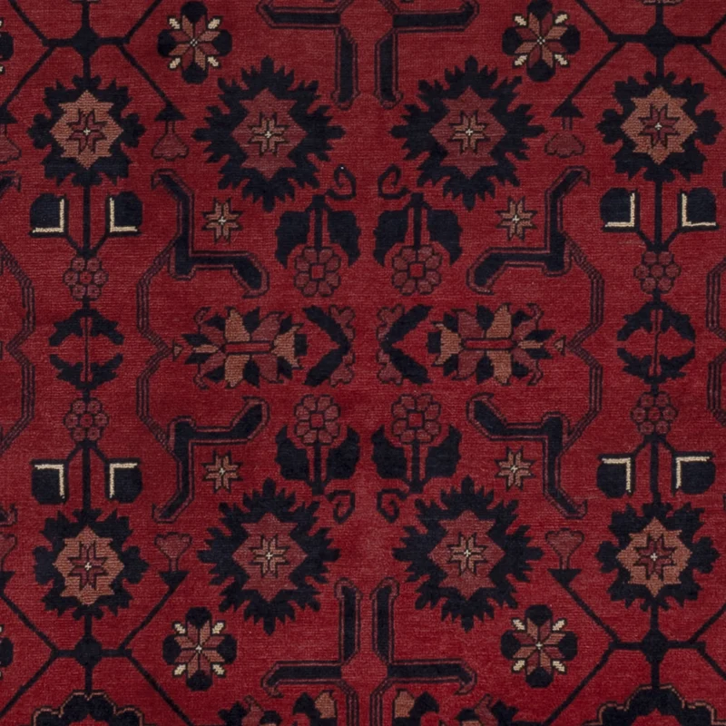Afghan Teppich 150x196cm - Orientteppich - rot