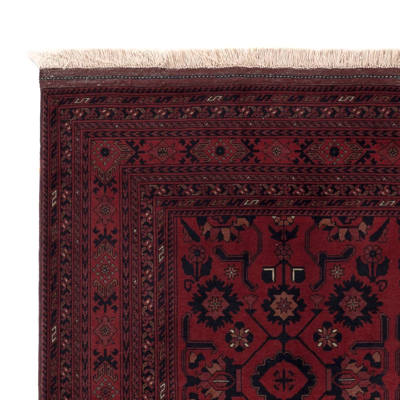 Afghan Teppich 150x196cm - Orientteppich - rot