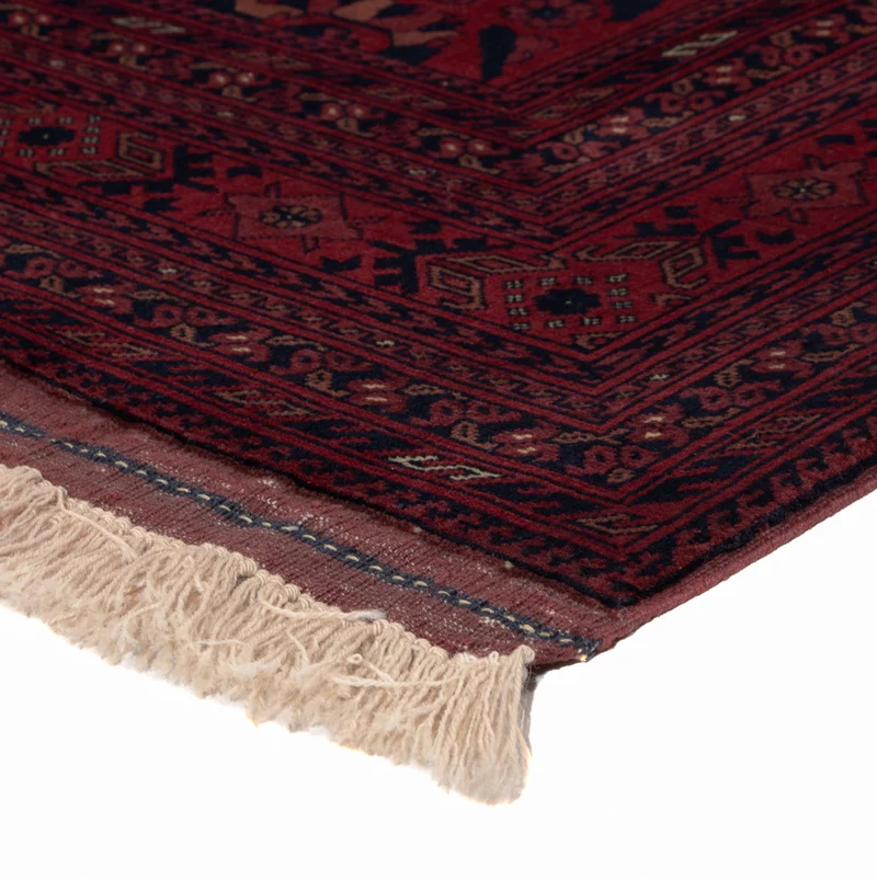 Afghan Teppich 150x196cm - Orientteppich - rot