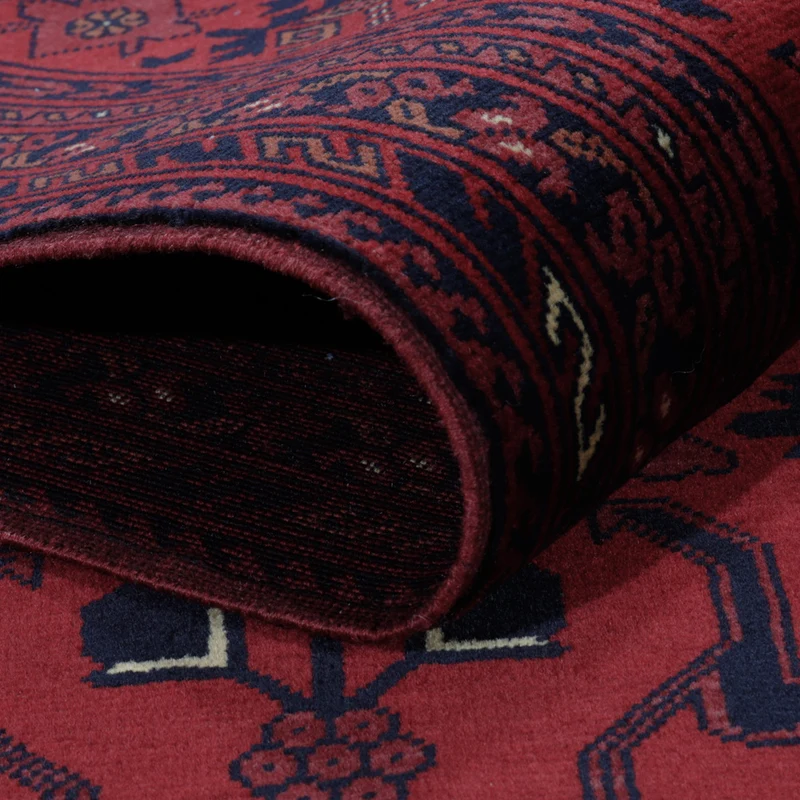 Afghan Teppich 150x196cm - Orientteppich - rot