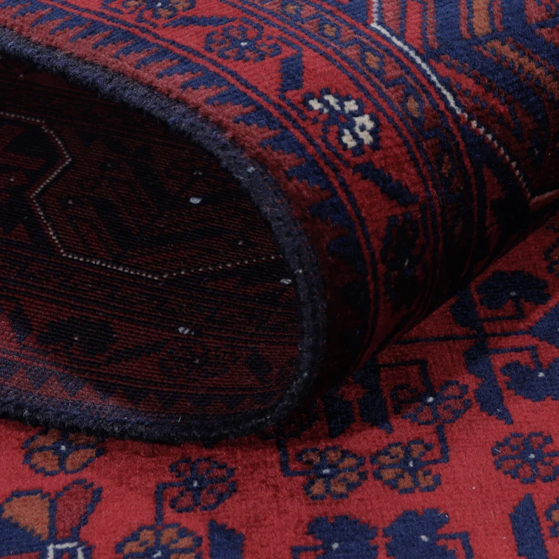Afghan Teppich 147x203cm - Orientteppich - rot