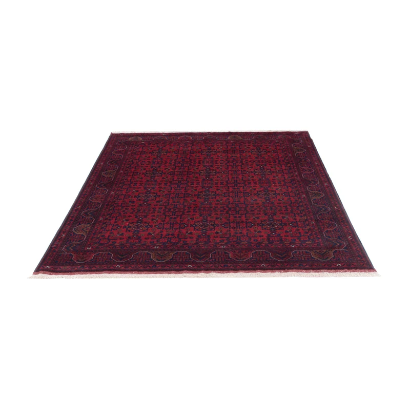 Afghan Teppich 147x203cm - Orientteppich - rot