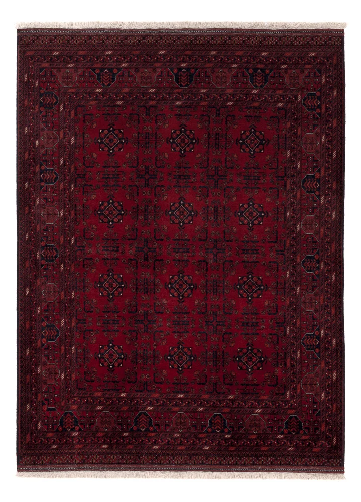 Afghan Teppich 149x197cm - Orientteppich - rot