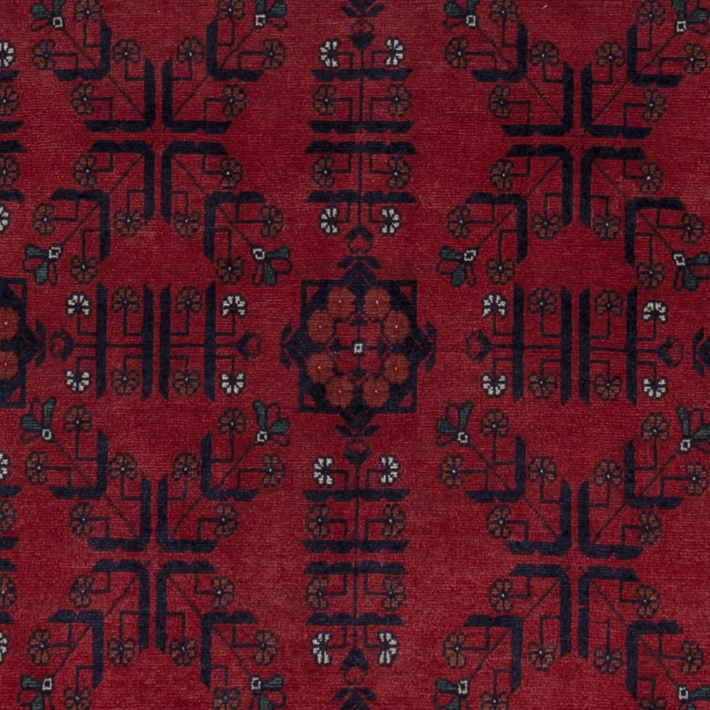 Afghan Teppich 150x198cm - Orientteppich - rot