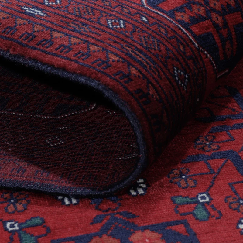 Afghan Teppich 150x198cm - Orientteppich - rot