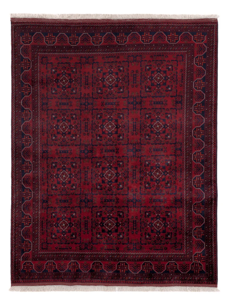 Afghan Teppich 151x195cm - Orientteppich - rot
