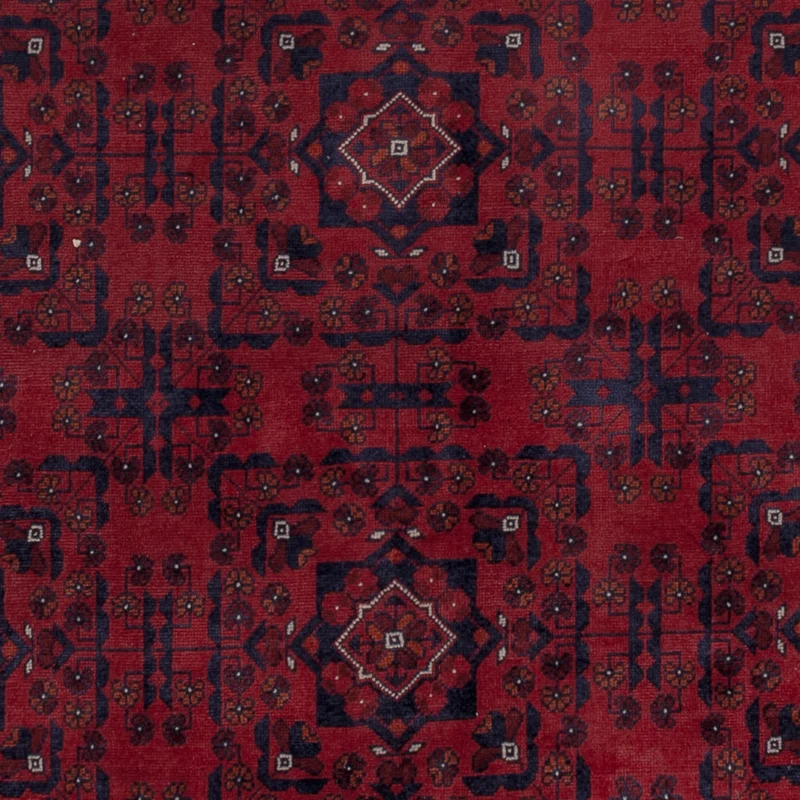 Afghan Teppich 151x195cm - Orientteppich - rot