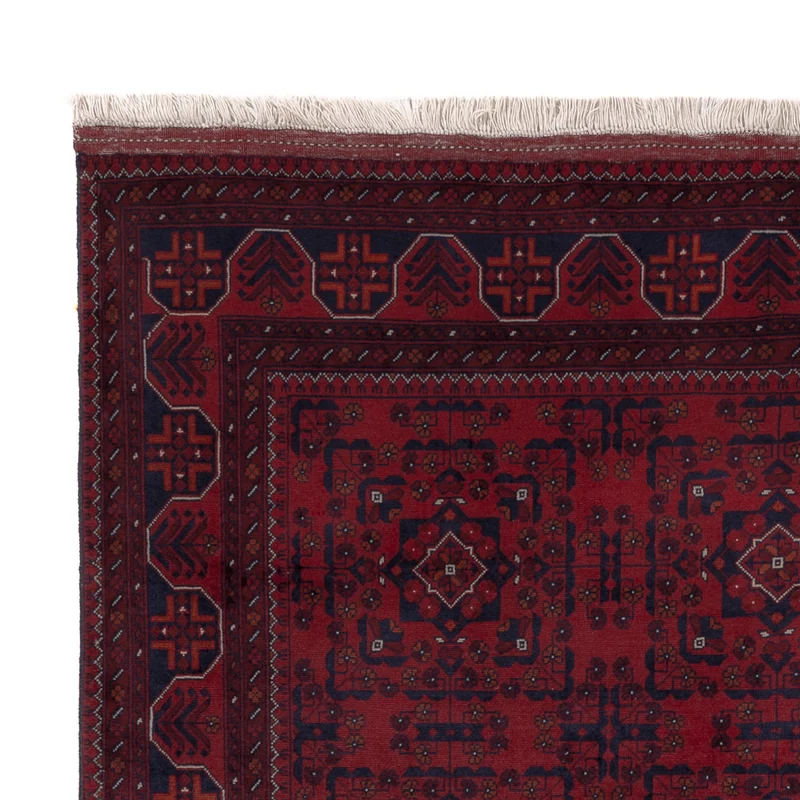Afghan Teppich 151x195cm - Orientteppich - rot