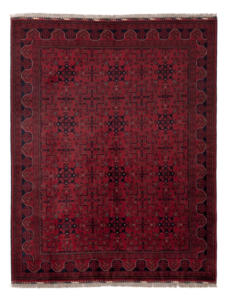 Afghan Teppich 151x197cm - Orientteppich - rot