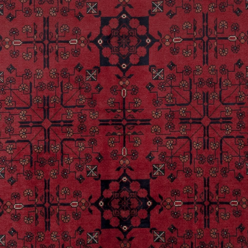 Afghan Teppich 151x197cm - Orientteppich - rot