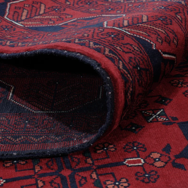 Afghan Teppich 151x197cm - Orientteppich - rot