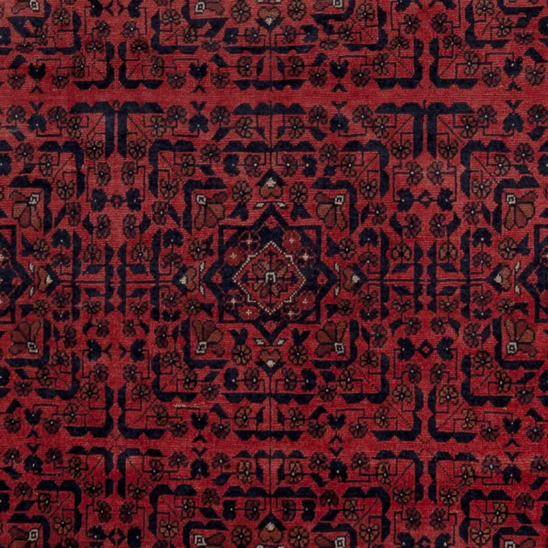 Afghan Teppich 147x193cm - Orientteppich - rot