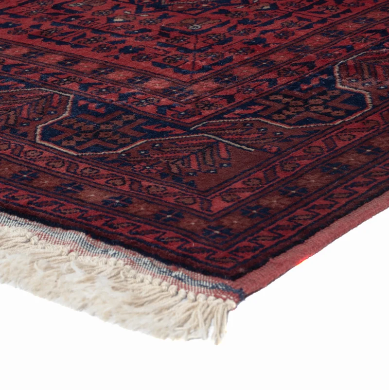 Afghan Teppich 147x193cm - Orientteppich - rot