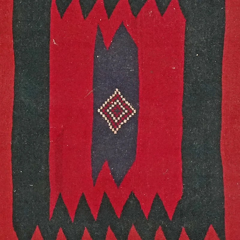 Sofreh Afshar · Handgewebt – Rot, 130x128 cm