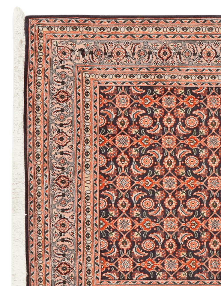 Tabriz 50 Raj · Handgeknüpft – Blau, 151x105 cm