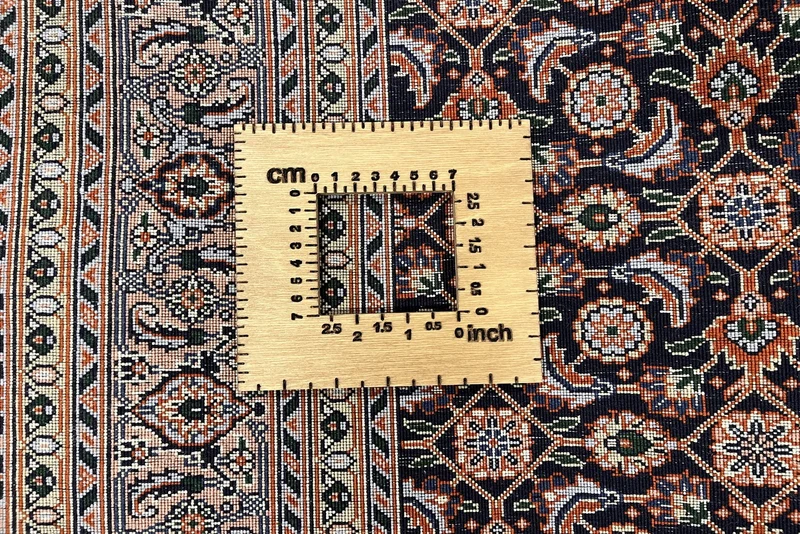 Tabriz 50 Raj · Handgeknüpft – Blau, 151x105 cm