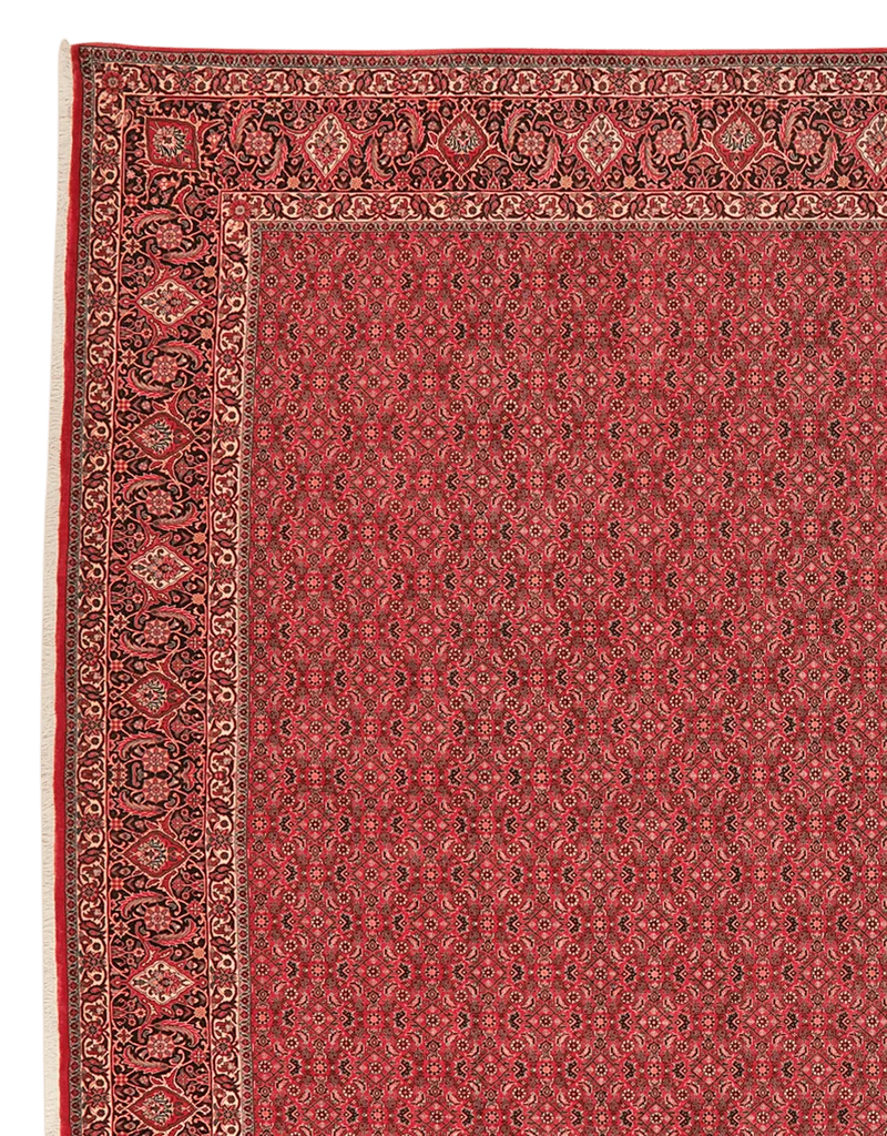 Bidjar · Handgeknüpft – Rot, 397x301 cm