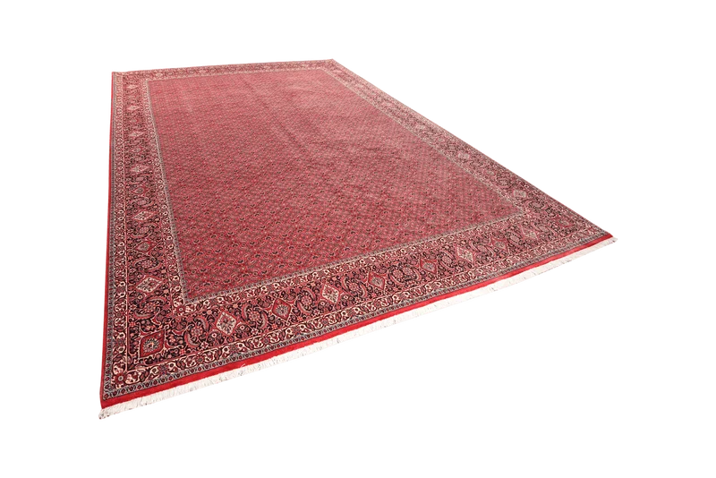 Bidjar · Handgeknüpft – Rot, 397x301 cm