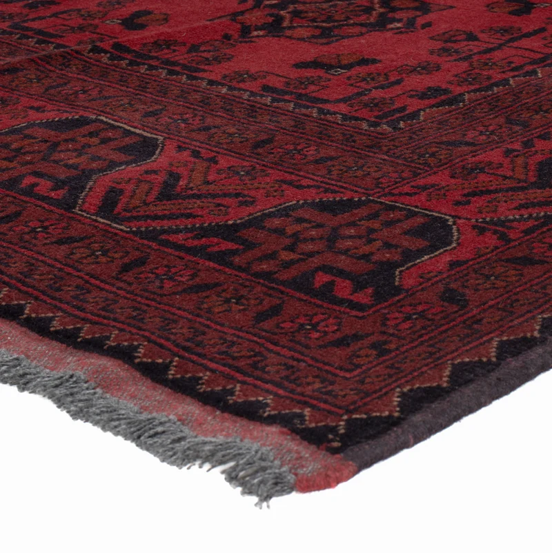 Afghan Teppich - Kunduz - 153 x 200 cm - rot