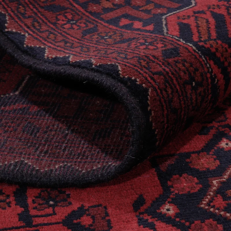 Afghan Teppich - Kunduz - 153 x 200 cm - rot