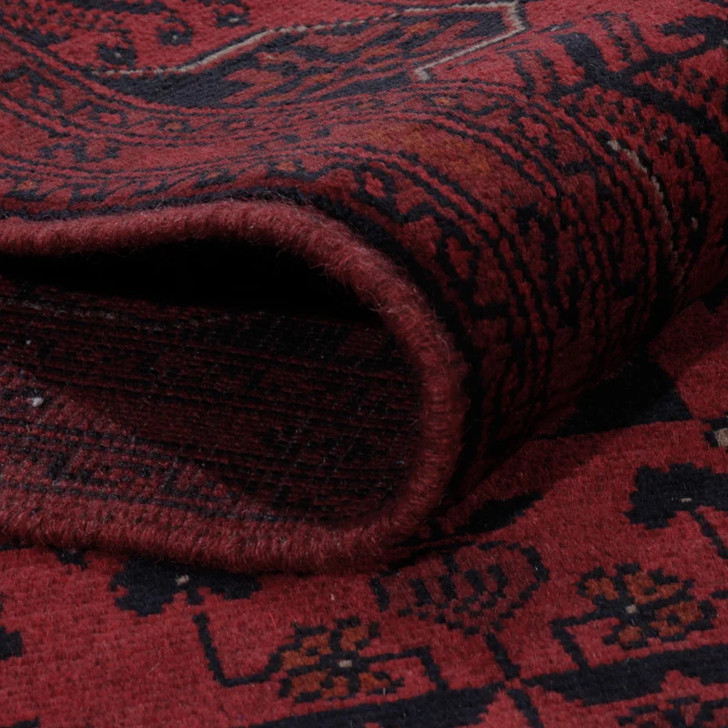 Afghan Teppich - Kunduz - 153 x 198 cm - rot