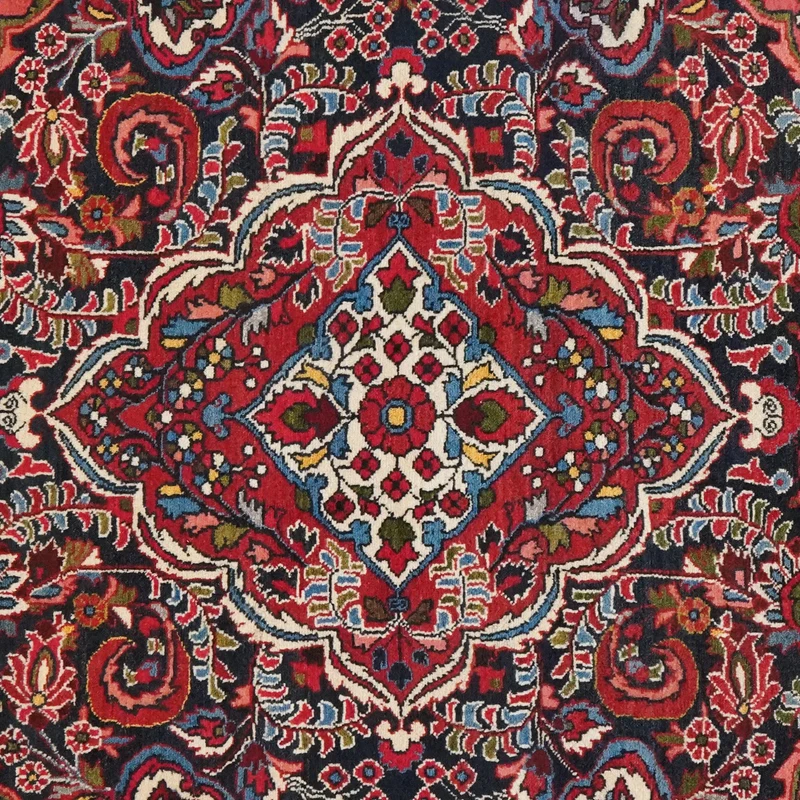 Bourtchalou · Handgeknüpft – Blau, 208x135 cm