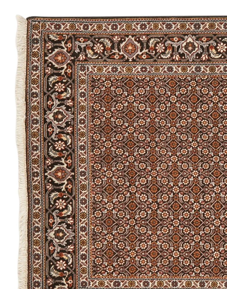 Tabriz 40 Raj · Handgeknüpft – Schwarz, 159x101 cm