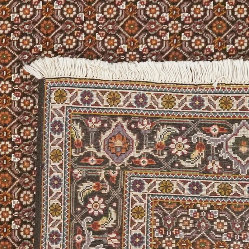 Tabriz 40 Raj · Handgeknüpft – Schwarz, 159x101 cm
