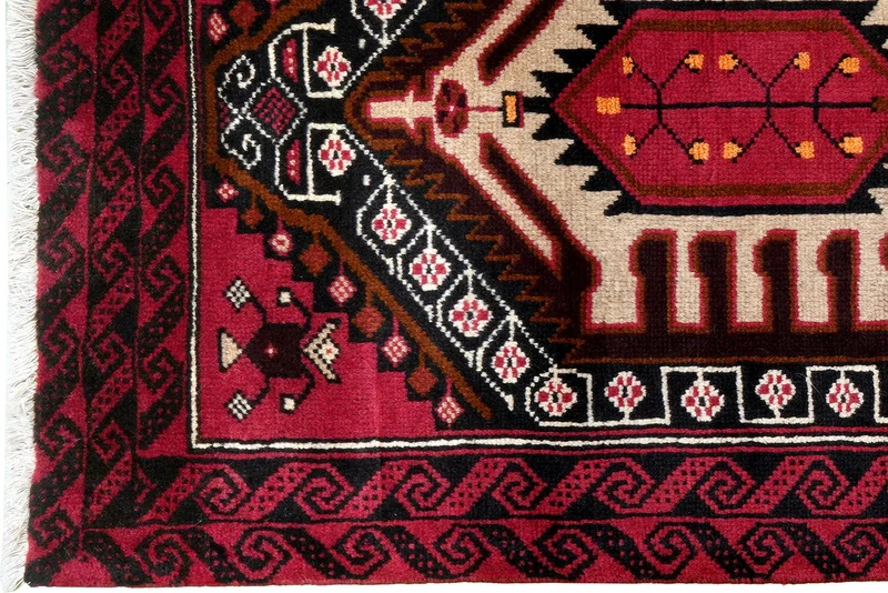 Belutch · Handgeknüpft – Bunt, 201x83 cm