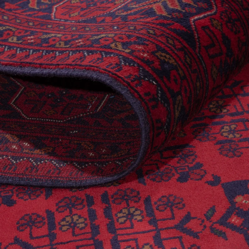 Afghan Teppich 173x242cm - Orientteppich - rot