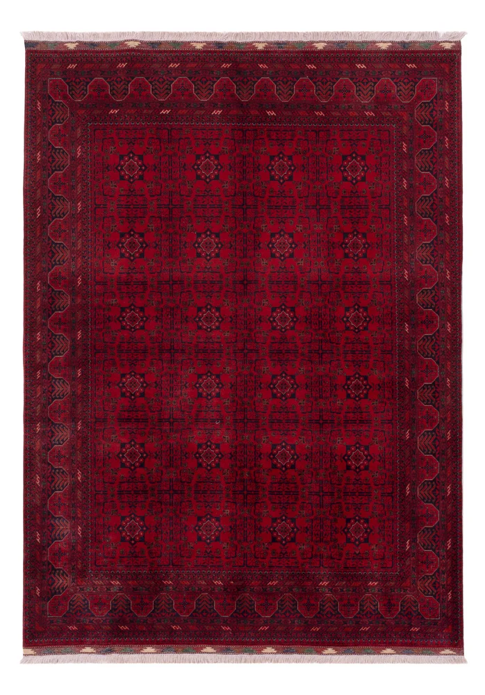 Afghan Teppich 173x240cm - Orientteppich - rot