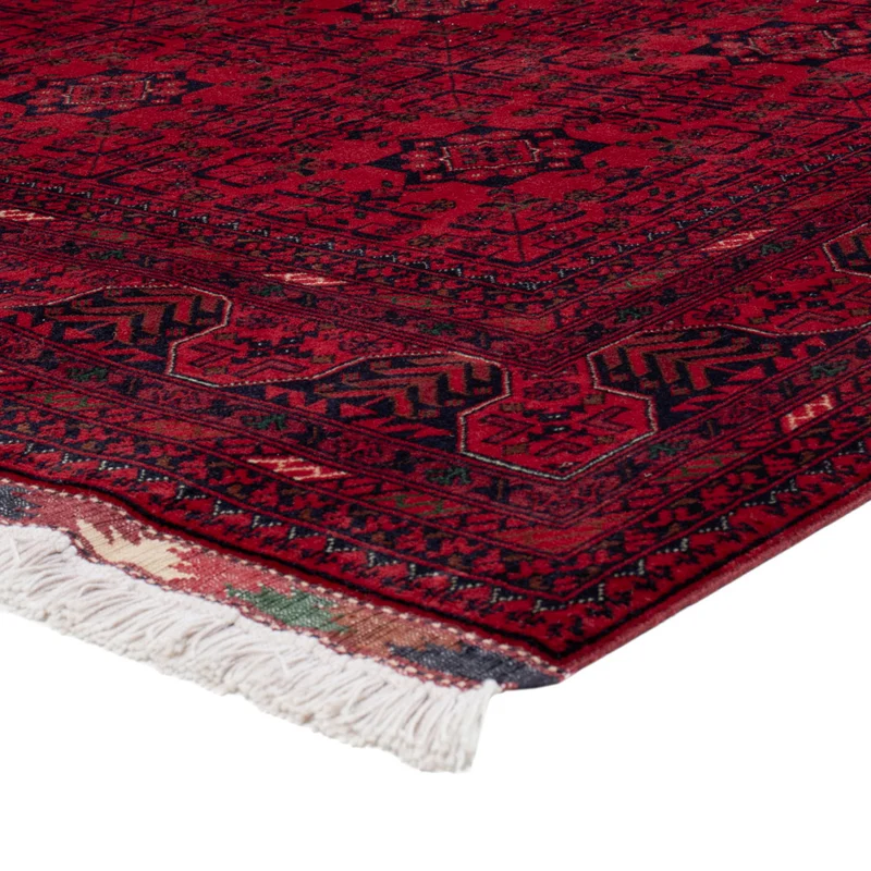 Afghan Teppich 173x240cm - Orientteppich - rot