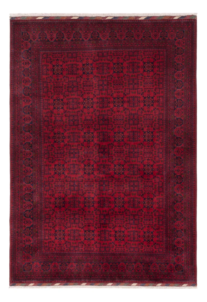 Afghan Teppich 172x243cm - Orientteppich - rot