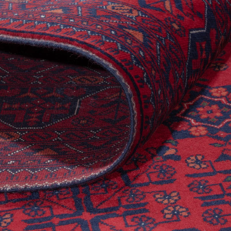 Afghan Teppich 172x242cm - Orientteppich - rot
