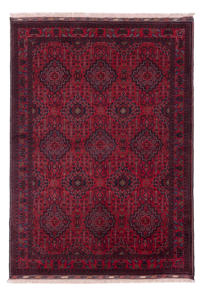 Afghan Teppich 169x240cm - Orientteppich - rot