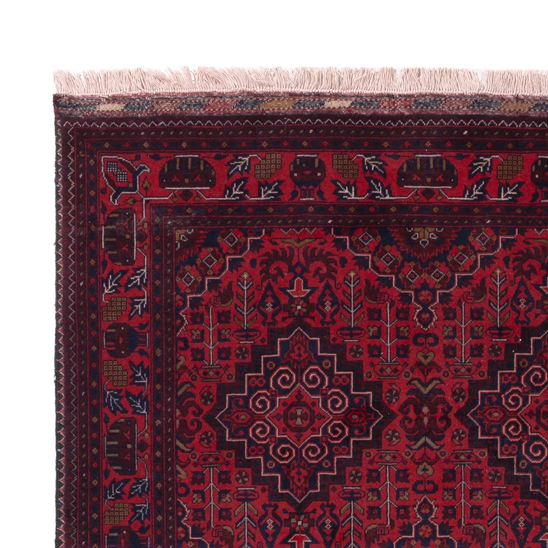 Afghan Teppich 169x240cm - Orientteppich - rot