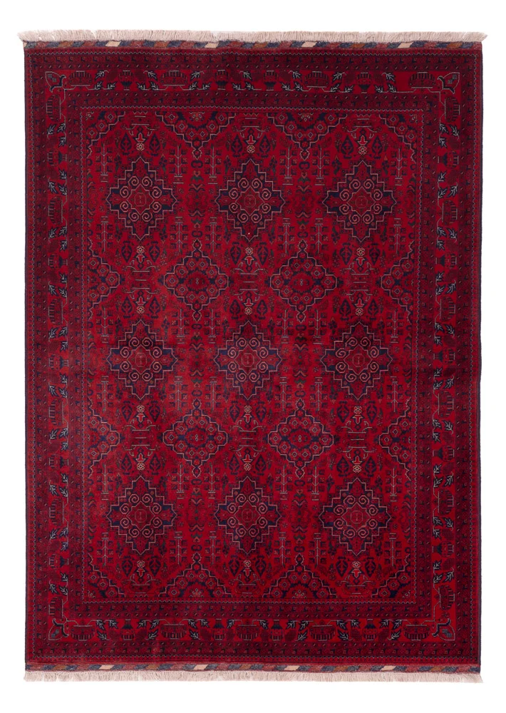 Afghan Teppich 170x236cm - Orientteppich - rot