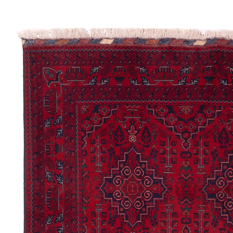 Afghan Teppich 170x236cm - Orientteppich - rot