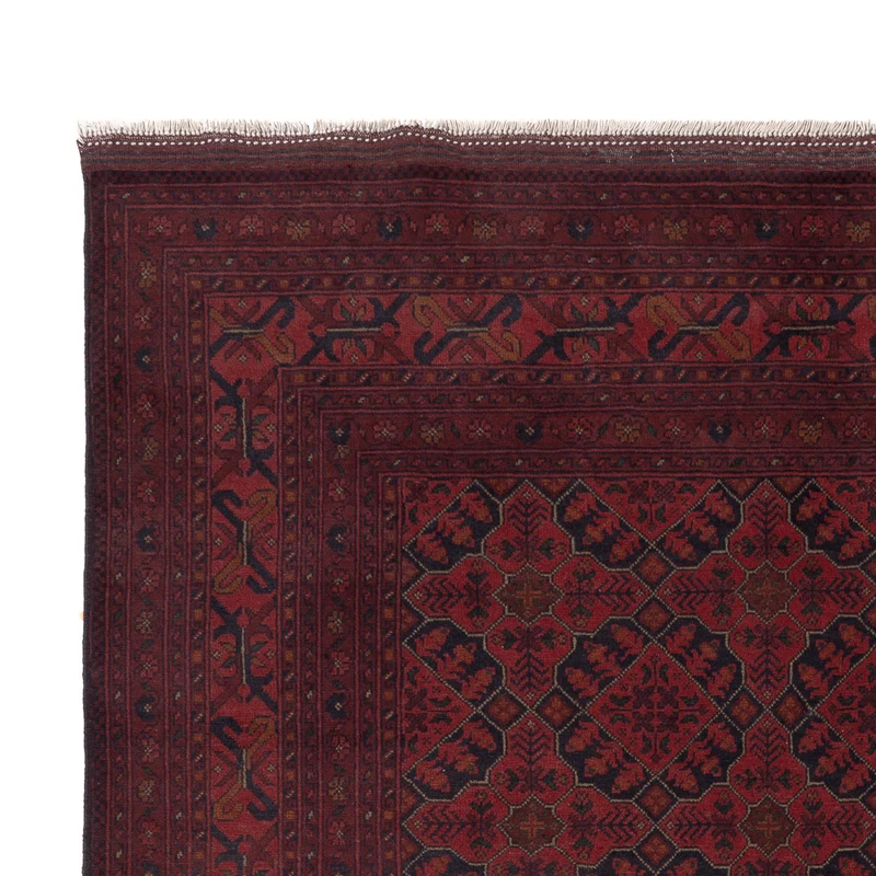 Afghan Teppich - Kunduz - 200 x 296 cm - rot
