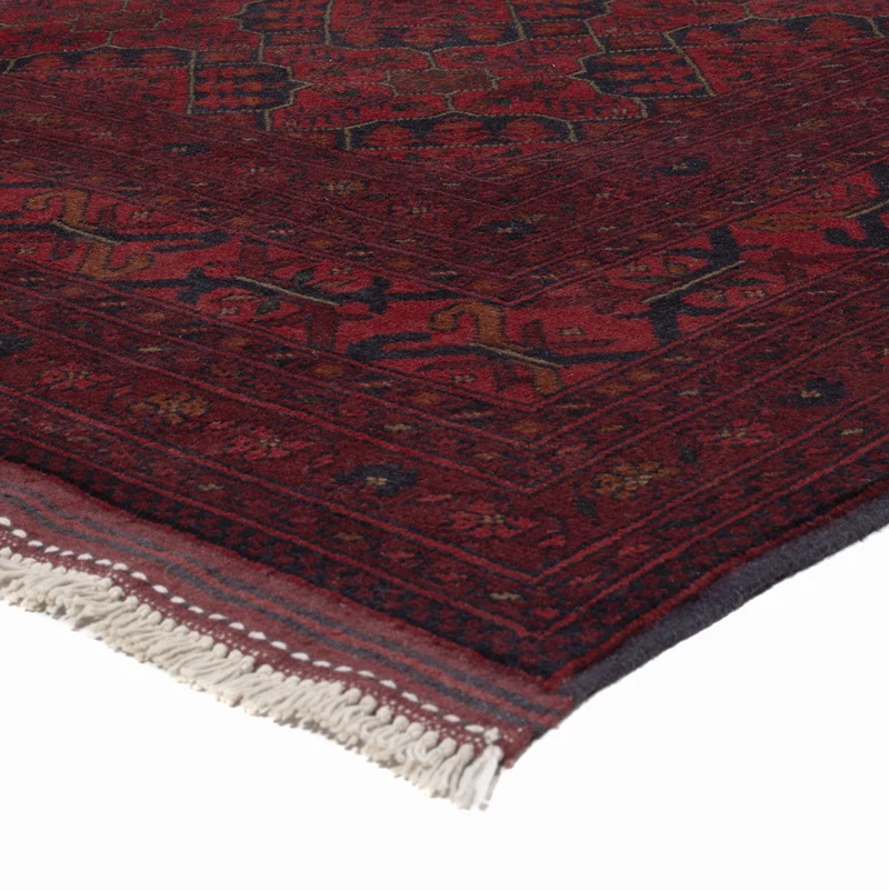 Afghan Teppich - Kunduz - 200 x 296 cm - rot