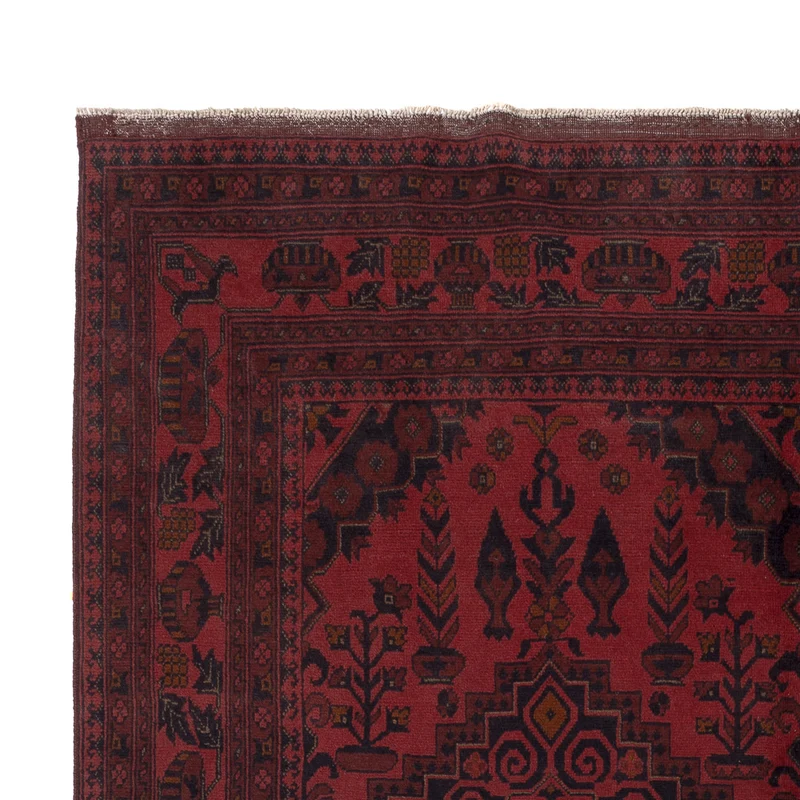 Afghan Teppich - Kunduz - 200 x 300 cm - rot