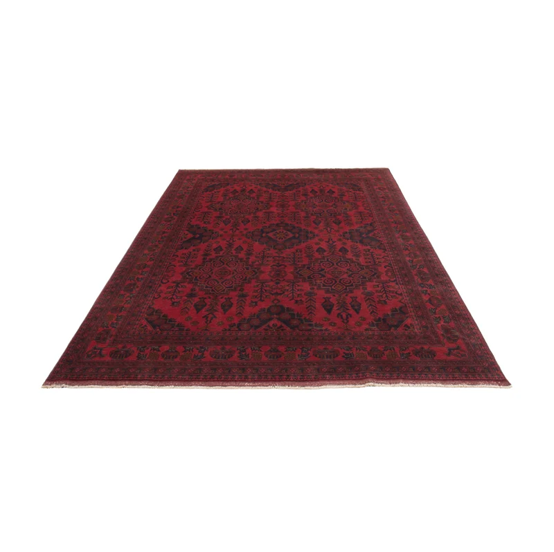 Afghan Teppich - Kunduz - 200 x 300 cm - rot