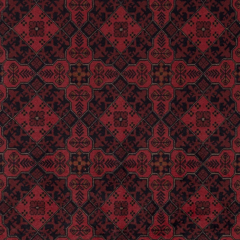Afghan Teppich - Kunduz - 197 x 295 cm - rot