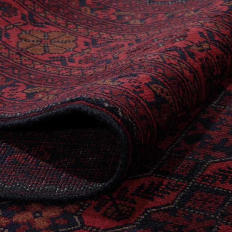 Afghan Teppich - Kunduz - 197 x 295 cm - rot