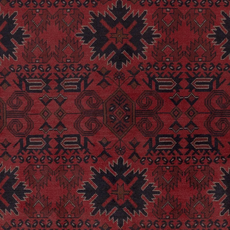 Afghan Teppich - Kunduz - 199 x 294 cm - rot