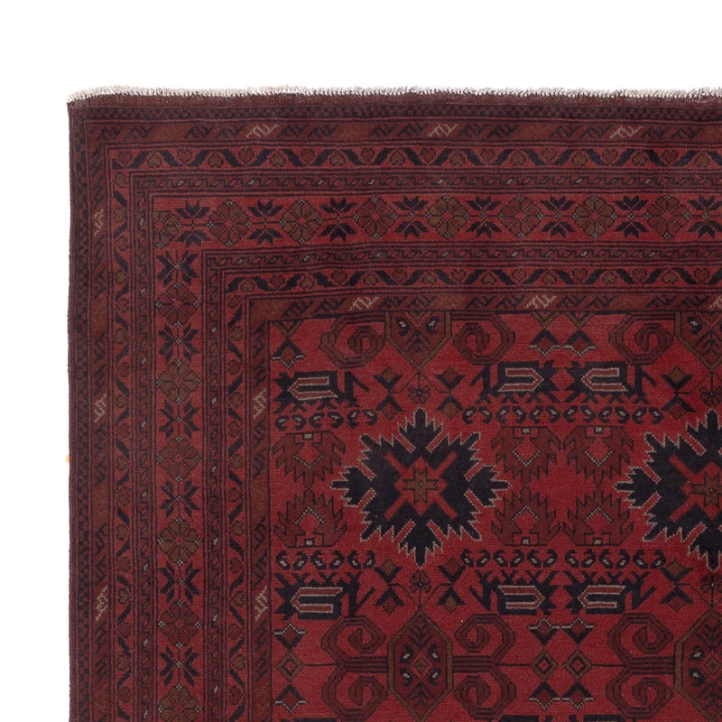 Afghan Teppich - Kunduz - 199 x 294 cm - rot