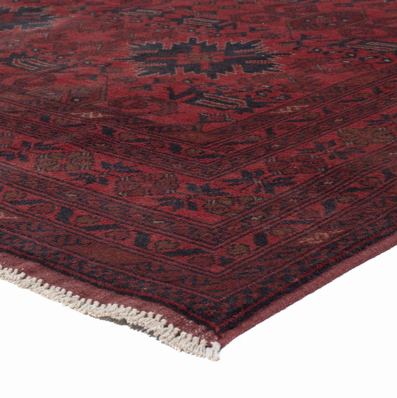 Afghan Teppich - Kunduz - 199 x 294 cm - rot