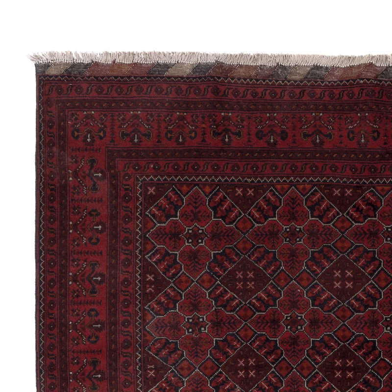 Afghan Teppich - Kunduz - 200 x 292 cm - rot